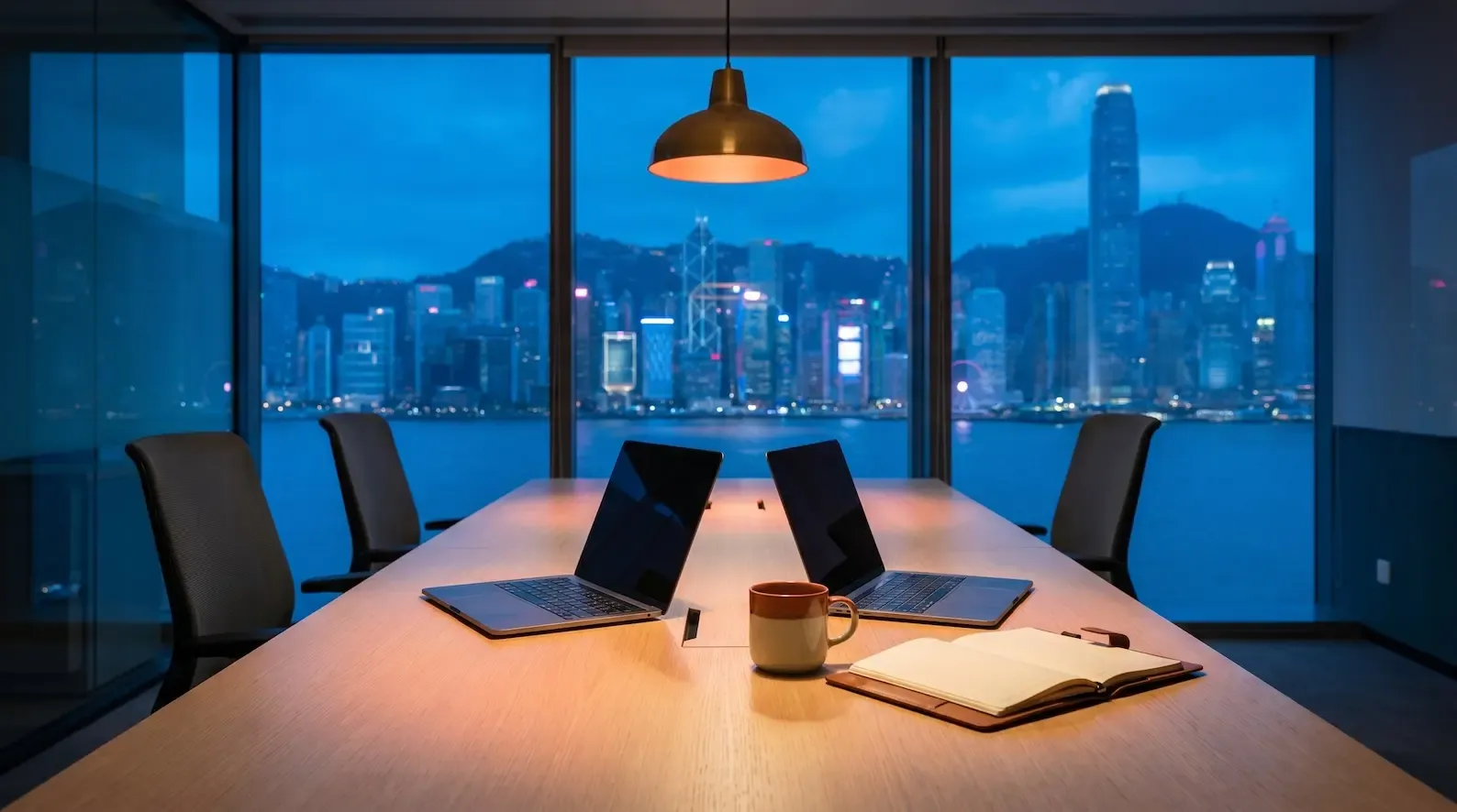 A Client Room in a recruitment CRM — recruiter and client viewing the same shared candidate slate, conversation history, and decision log