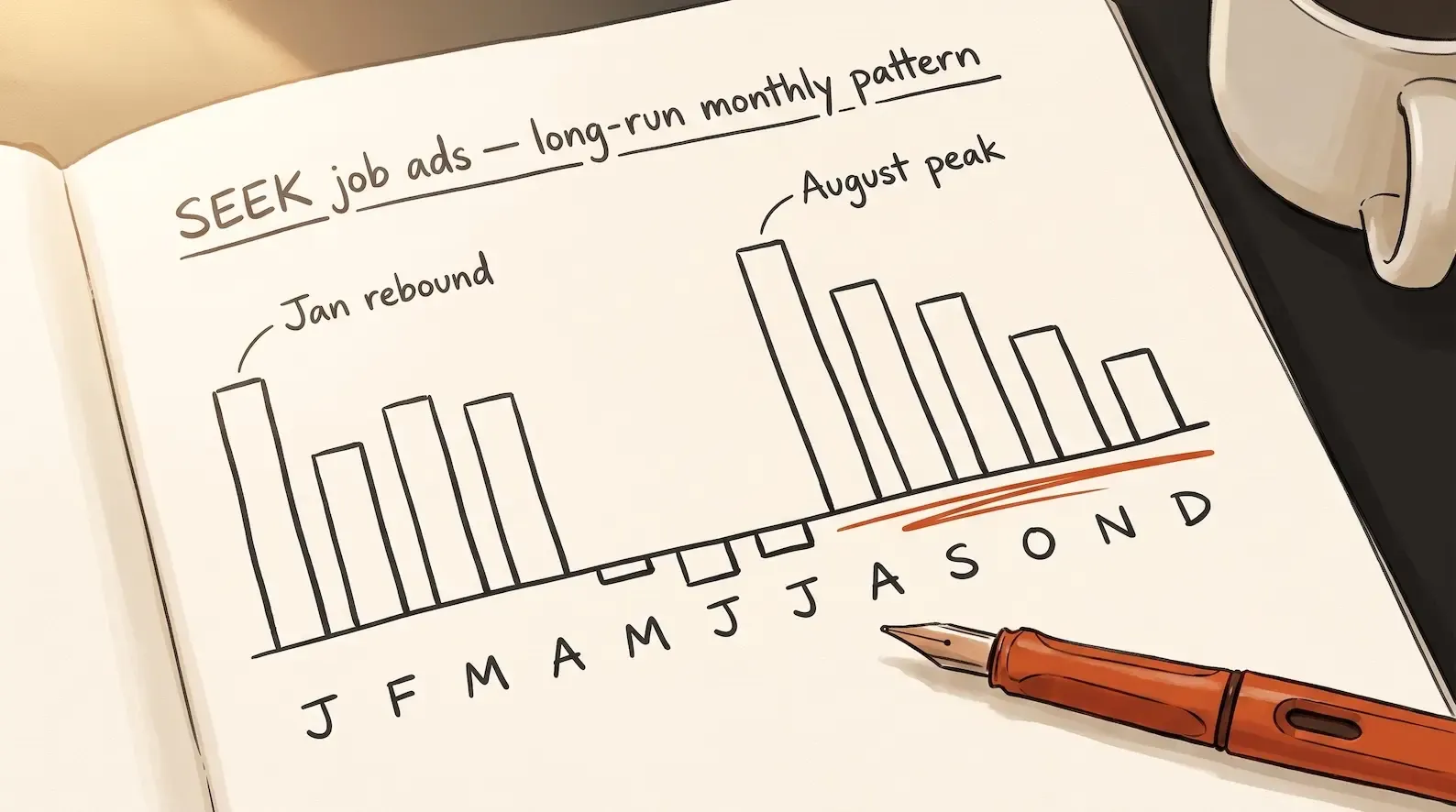 The Australian recruitment market's state-by-state and sector-by-sector variation in 2026 — vacancies rose in seven of eight states in February then fell in seven of eight by May, with construction up 19.3% quarter-on-quarter to February while financial services fell 21.4% quarter-on-quarter to May — showing why national-level narratives miss the operating reality