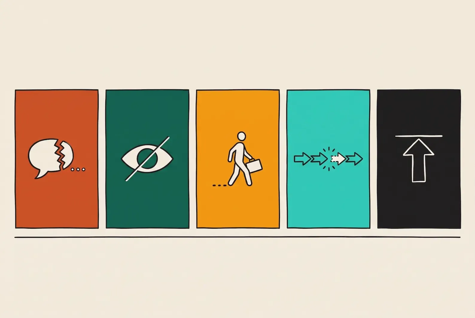 The Legacy CRM Migration Framework — five readiness signals arranged as a diagnostic panel, each with a specific question and structural-vs-training classification, plus the three-or-more decision threshold that separates patch from migrate