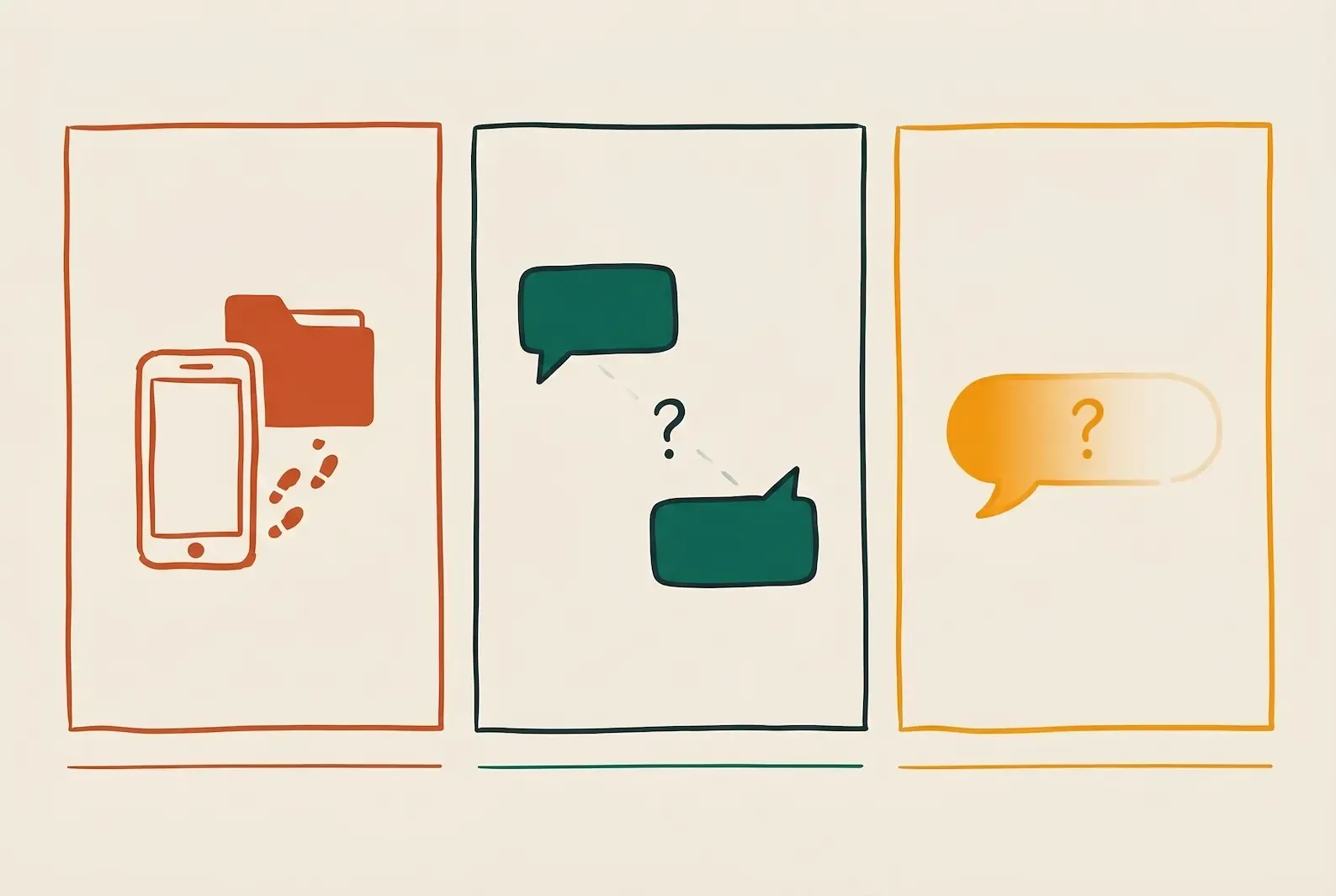A diagram of the three WhatsApp loss patterns — handover loss, attribution loss, ghosting attribution — and the conversation capture architecture that fixes them at source
